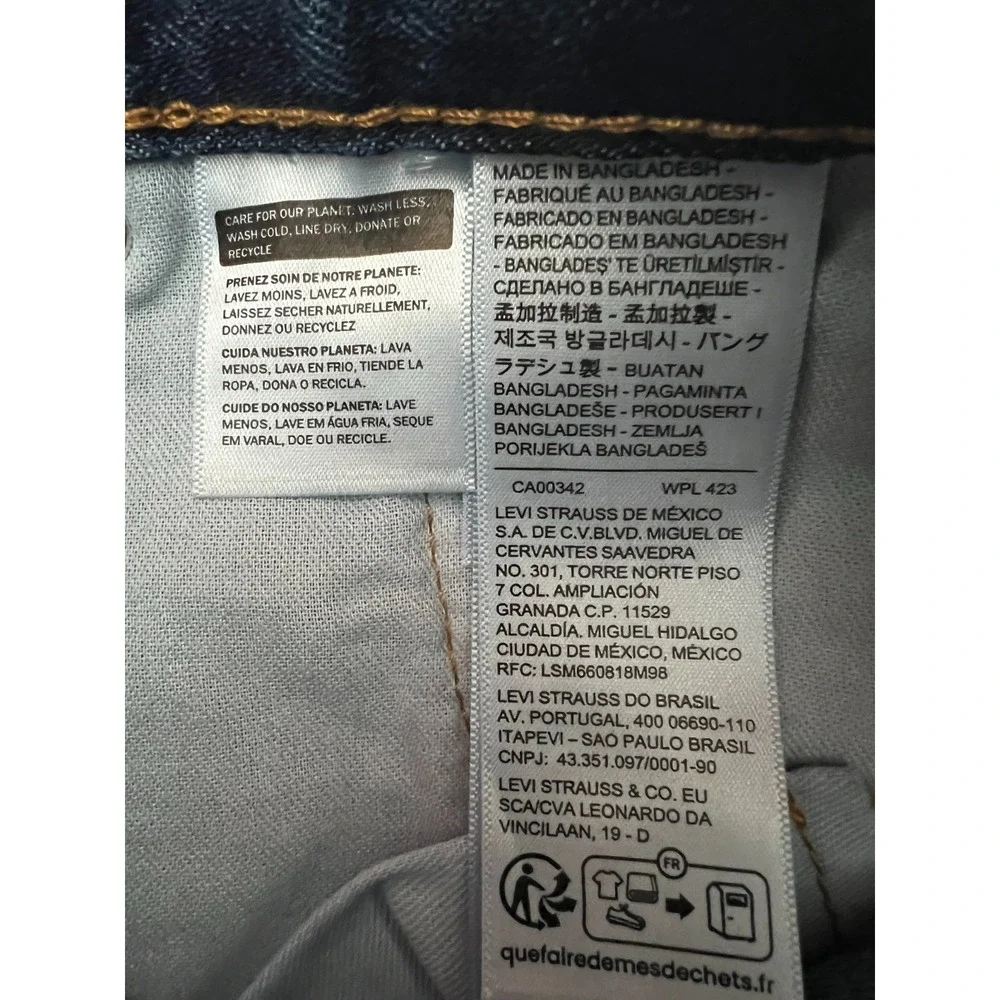 Levi's 550 NEW Relaxed Fit 40x36 Big & Tall Straight Blue Jeans